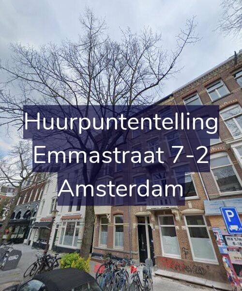 Foto gevel Huurpuntentelling voor Emmastraat 7-2, Amsterdam