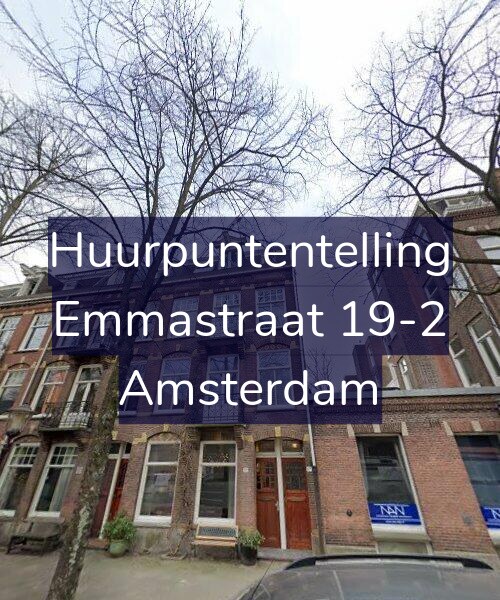 Foto gevel Huurpuntentelling voor Emmastraat 19-2, Amsterdam