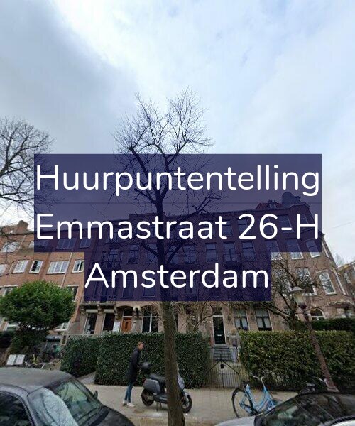 Foto gevel Huurpuntentelling voor Emmastraat 26-H, Amsterdam