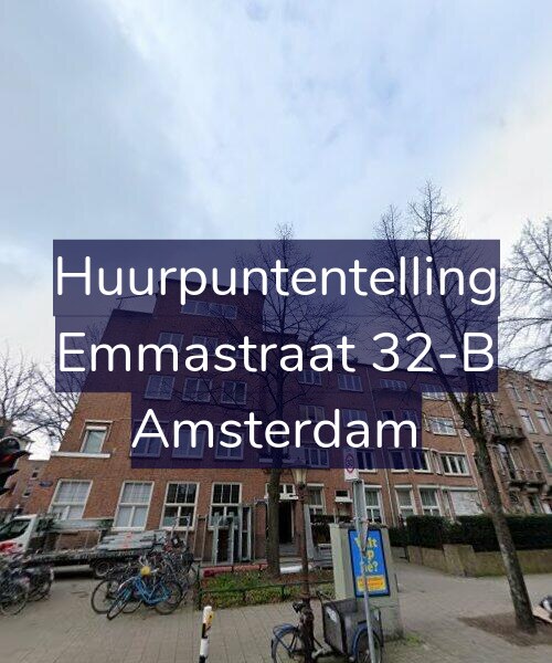 Foto gevel Huurpuntentelling voor Emmastraat 32-B, Amsterdam
