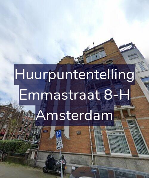 Foto gevel Huurpuntentelling voor Emmastraat 8-H, Amsterdam
