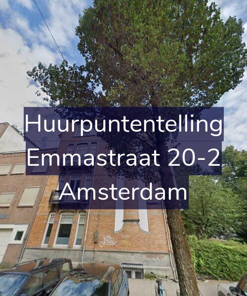 Foto gevel Huurpuntentelling voor Emmastraat 20-2, Amsterdam