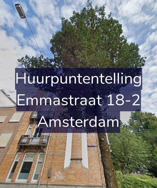 Foto gevel Huurpuntentelling voor Emmastraat 18-2, Amsterdam