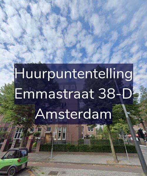 Foto gevel Huurpuntentelling voor Emmastraat 38-D, Amsterdam