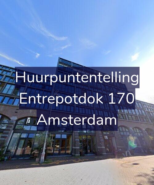 Foto gevel Huurpuntentelling voor Entrepotdok 170, Amsterdam