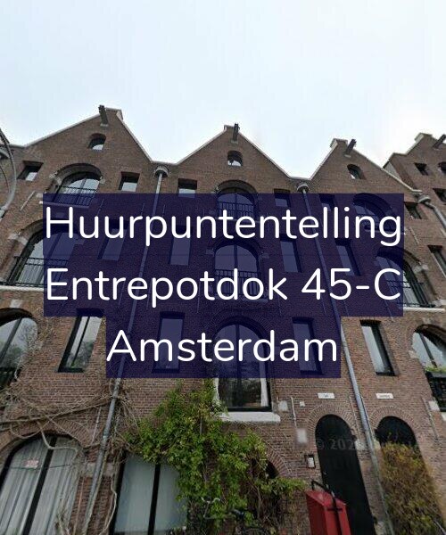 Foto gevel Huurpuntentelling voor Entrepotdok 45-C, Amsterdam