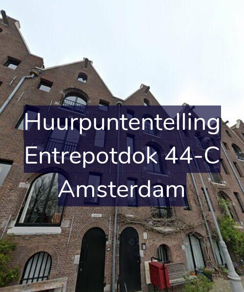 Foto gevel Huurpuntentelling voor Entrepotdok 44-C, Amsterdam
