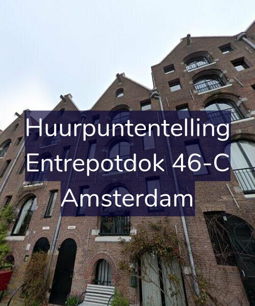 Foto gevel Huurpuntentelling voor Entrepotdok 46-C, Amsterdam