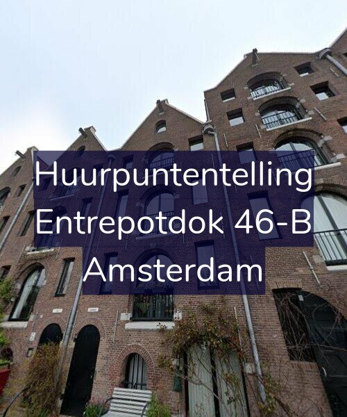 Foto gevel Huurpuntentelling voor Entrepotdok 46-B, Amsterdam