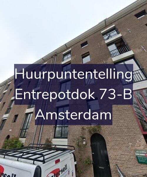 Foto gevel Huurpuntentelling voor Entrepotdok 73-B, Amsterdam