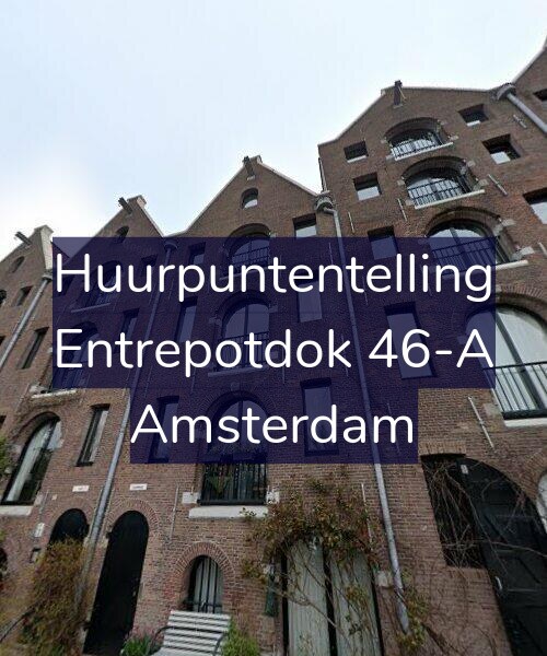 Foto gevel Huurpuntentelling voor Entrepotdok 46-A, Amsterdam