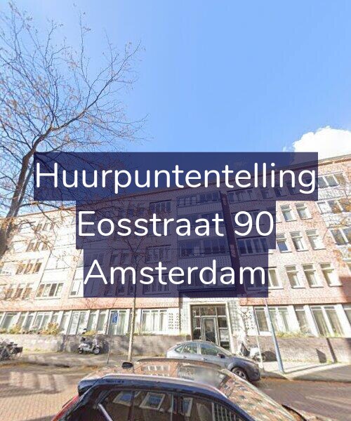 Foto gevel Huurpuntentelling voor Eosstraat 90, Amsterdam