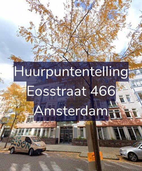 Foto gevel Huurpuntentelling voor Eosstraat 466, Amsterdam