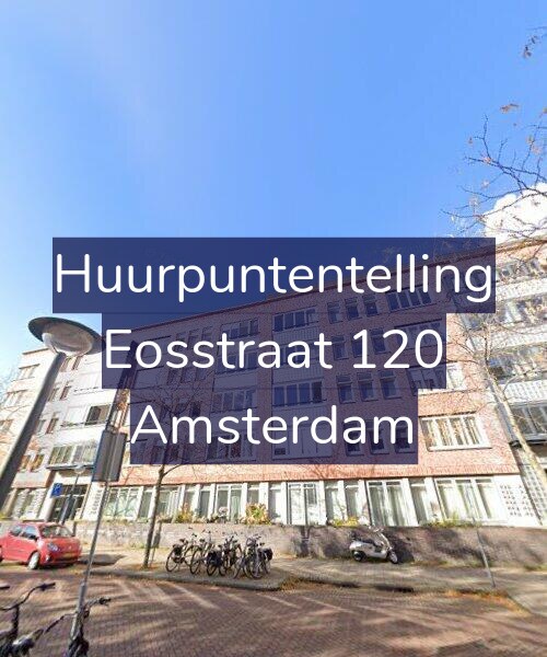 Foto gevel Huurpuntentelling voor Eosstraat 120, Amsterdam
