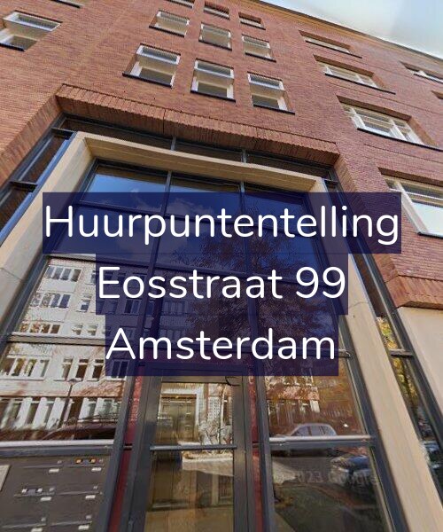 Foto gevel Huurpuntentelling voor Eosstraat 99, Amsterdam