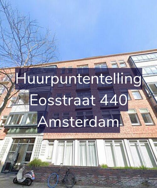 Foto gevel Huurpuntentelling voor Eosstraat 440, Amsterdam