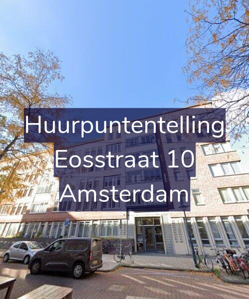 Foto gevel Huurpuntentelling voor Eosstraat 10, Amsterdam