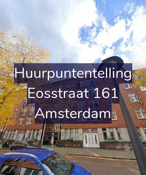 Foto gevel Huurpuntentelling voor Eosstraat 161, Amsterdam
