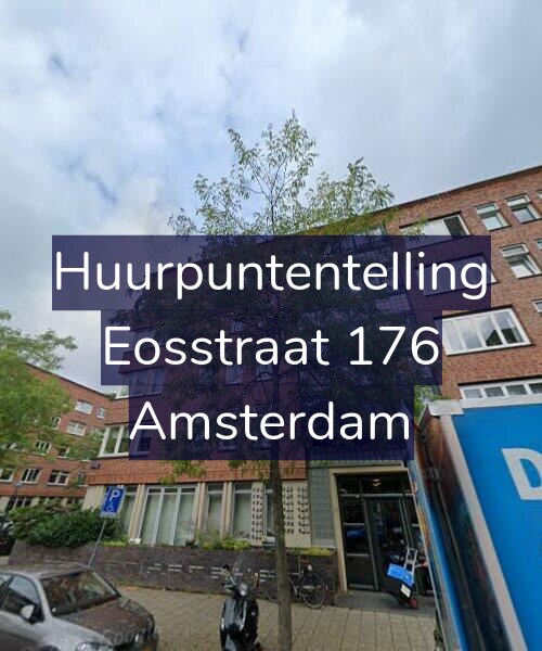Foto gevel Huurpuntentelling voor Eosstraat 176, Amsterdam
