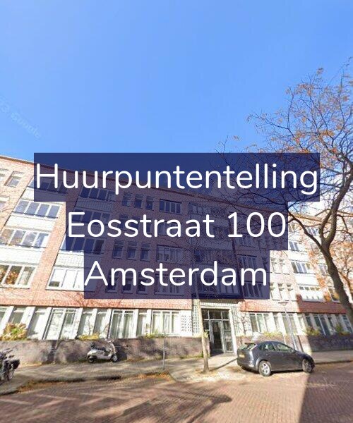 Foto gevel Huurpuntentelling voor Eosstraat 100, Amsterdam