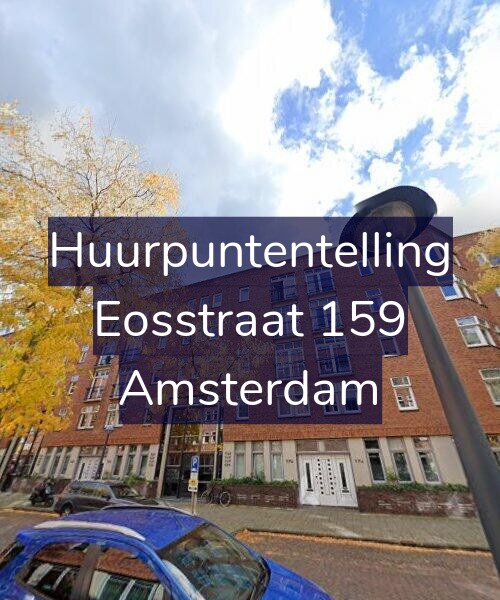 Foto gevel Huurpuntentelling voor Eosstraat 159, Amsterdam