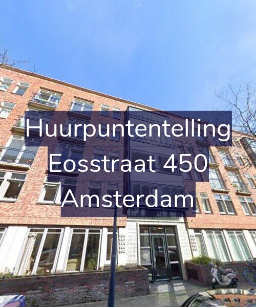Foto gevel Huurpuntentelling voor Eosstraat 450, Amsterdam