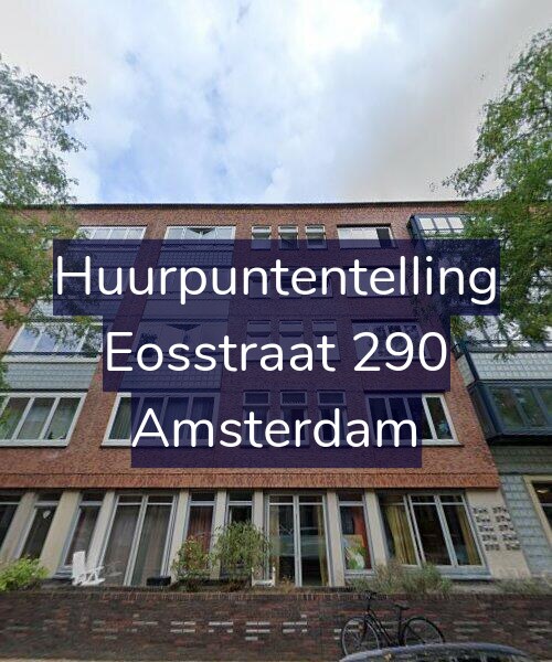 Foto gevel Huurpuntentelling voor Eosstraat 290, Amsterdam