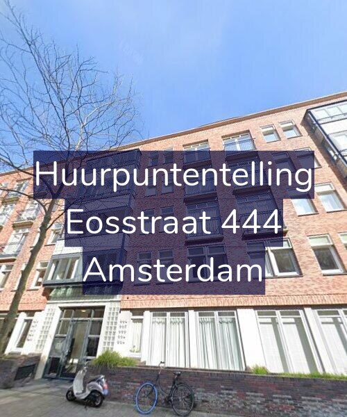 Foto gevel Huurpuntentelling voor Eosstraat 444, Amsterdam