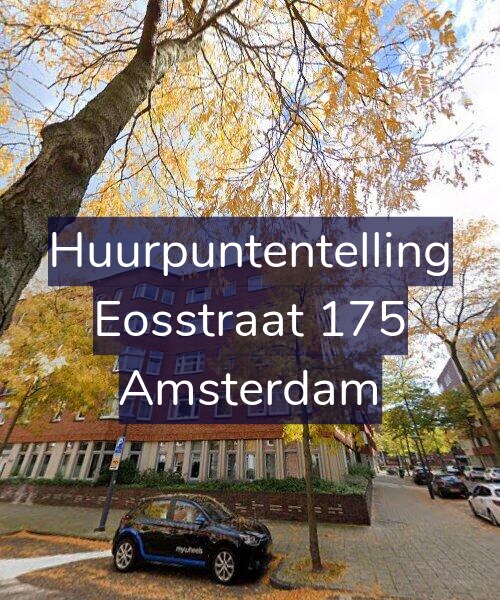 Foto gevel Huurpuntentelling voor Eosstraat 175, Amsterdam