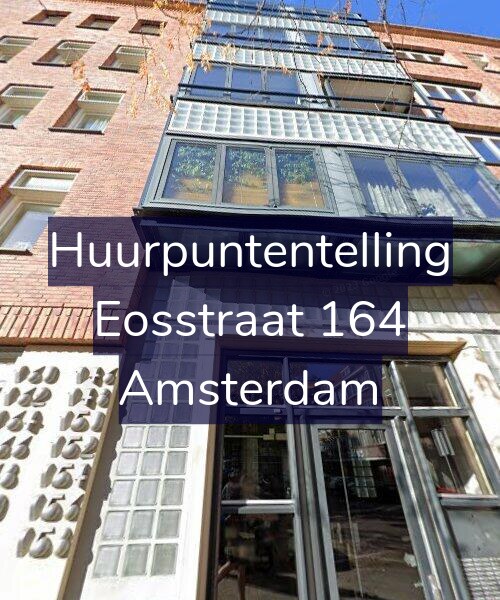 Foto gevel Huurpuntentelling voor Eosstraat 164, Amsterdam