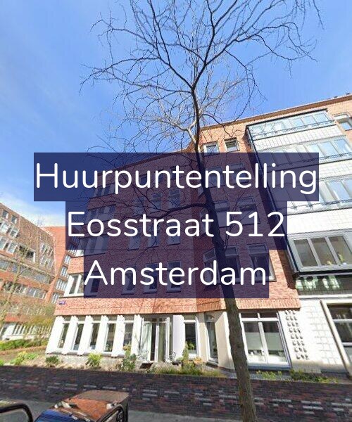 Foto gevel Huurpuntentelling voor Eosstraat 512, Amsterdam