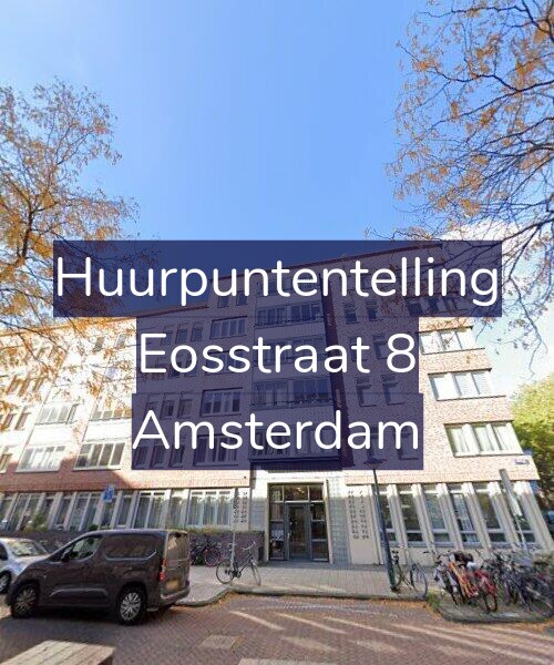 Foto gevel Huurpuntentelling voor Eosstraat 8, Amsterdam