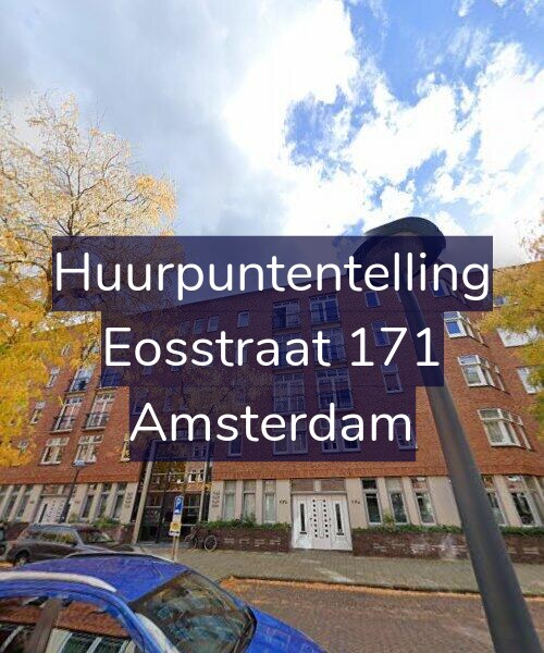 Foto gevel Huurpuntentelling voor Eosstraat 171, Amsterdam