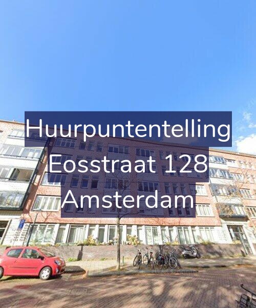 Foto gevel Huurpuntentelling voor Eosstraat 128, Amsterdam