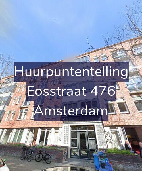 Foto gevel Huurpuntentelling voor Eosstraat 476, Amsterdam