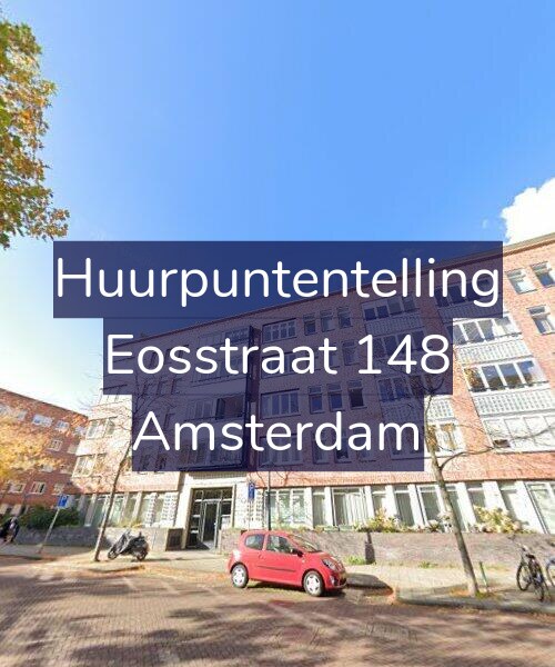 Foto gevel Huurpuntentelling voor Eosstraat 148, Amsterdam