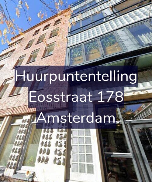 Foto gevel Huurpuntentelling voor Eosstraat 178, Amsterdam