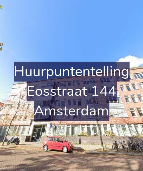 Foto gevel Huurpuntentelling voor Eosstraat 144, Amsterdam