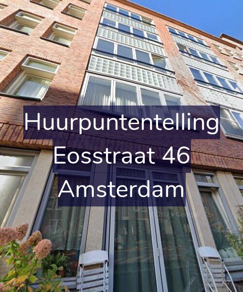 Foto gevel Huurpuntentelling voor Eosstraat 46, Amsterdam