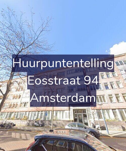 Foto gevel Huurpuntentelling voor Eosstraat 94, Amsterdam