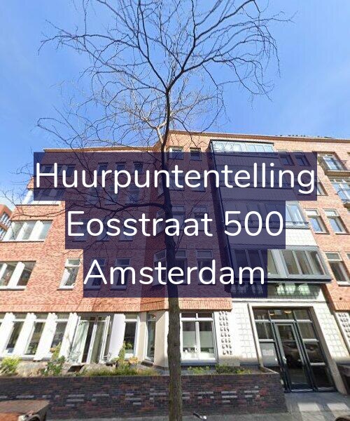 Foto gevel Huurpuntentelling voor Eosstraat 500, Amsterdam