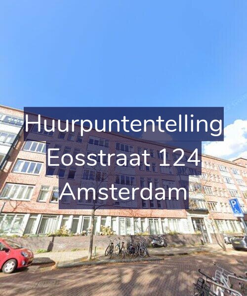 Foto gevel Huurpuntentelling voor Eosstraat 124, Amsterdam