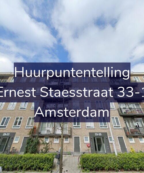 Foto gevel Huurpuntentelling voor Ernest Staesstraat 33-1, Amsterdam