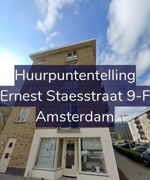 Foto gevel Huurpuntentelling voor Ernest Staesstraat 9-F, Amsterdam