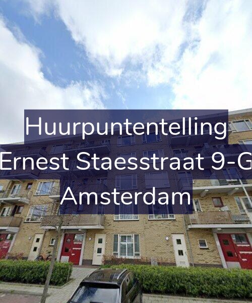 Foto gevel Huurpuntentelling voor Ernest Staesstraat 9-G, Amsterdam