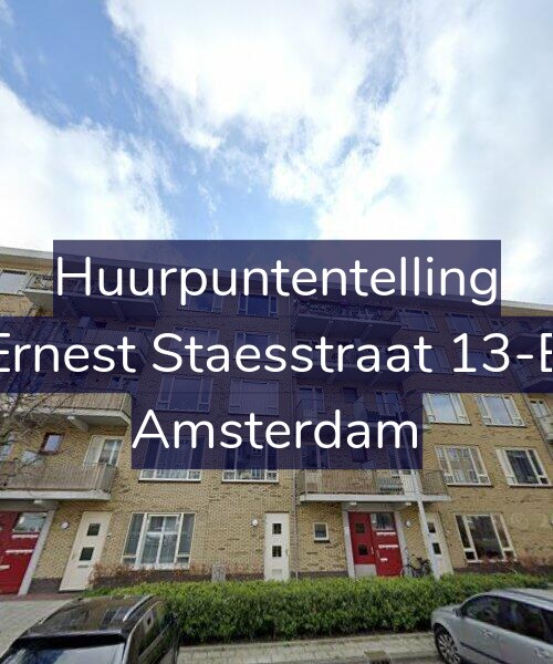 Foto gevel Huurpuntentelling voor Ernest Staesstraat 13-B, Amsterdam