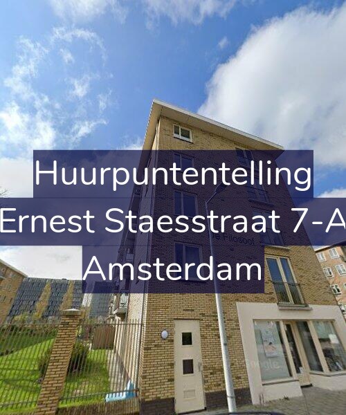 Foto gevel Huurpuntentelling voor Ernest Staesstraat 7-A, Amsterdam
