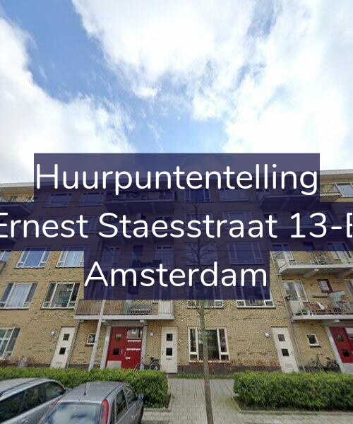 Foto gevel Huurpuntentelling voor Ernest Staesstraat 13-E, Amsterdam