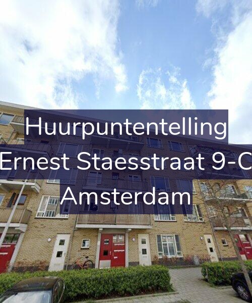 Foto gevel Huurpuntentelling voor Ernest Staesstraat 9-C, Amsterdam