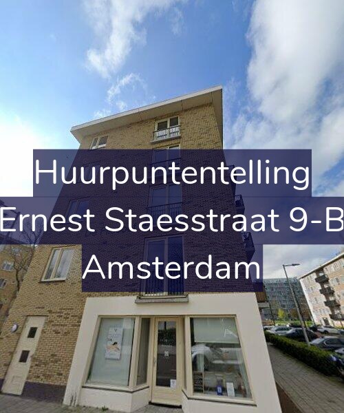 Foto gevel Huurpuntentelling voor Ernest Staesstraat 9-B, Amsterdam